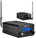 RICHRYCE FM Transmitter for Church, 1W / 7W Broadcast Radio Stereo Station ??Fcc Certified Wireless Broadcast Transmitter 76M to 108Mhz with Mic for Drive-in Movie Theater ??Campus