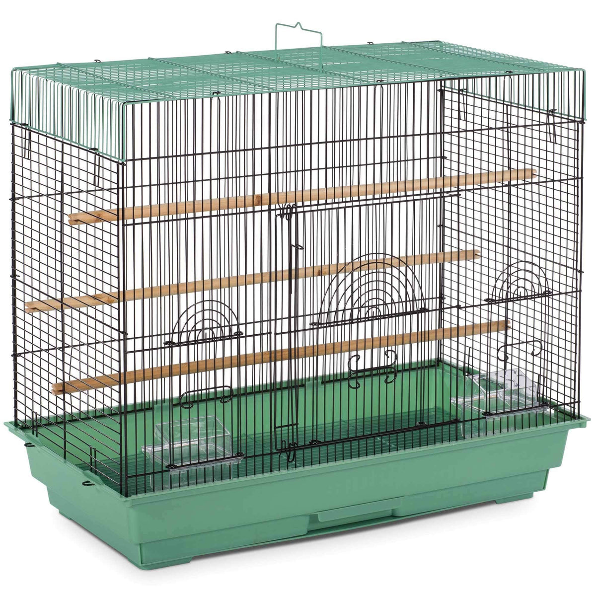 Prevue Pet Products SP1804-4 Flight Cage, Green/Black, 26x22 x 14x22 x 20x22