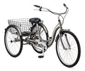 Schwinn Meridian Adult Tricycle with 26-Inch Wheels in Dark Silver