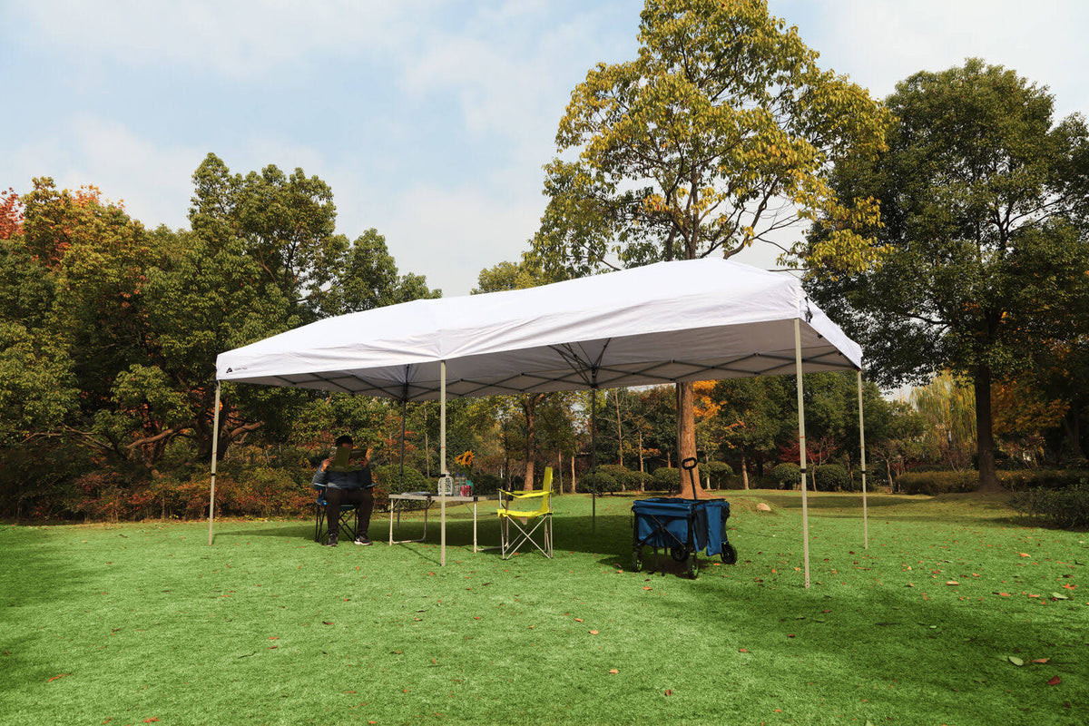 Ozark Trail 20x10 Straight Leg Instant Canopy (200 Sq. ft Coverage)