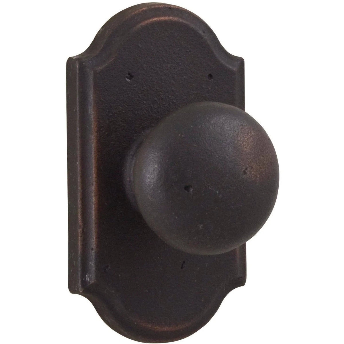 Weslock Wexford Privacy Door Knob with Premiere Rose - Oil Rubbed Bronze - 07110F1F1SL20