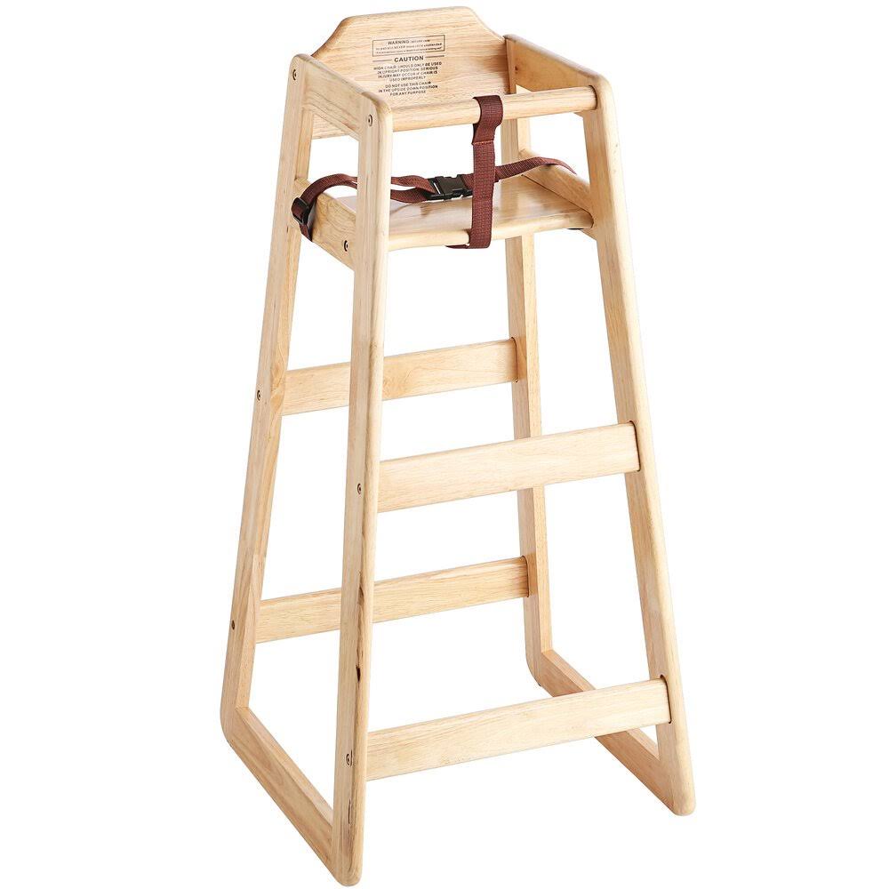 Winco CHH-601 Wooden Pub Height High Chair 41x22
