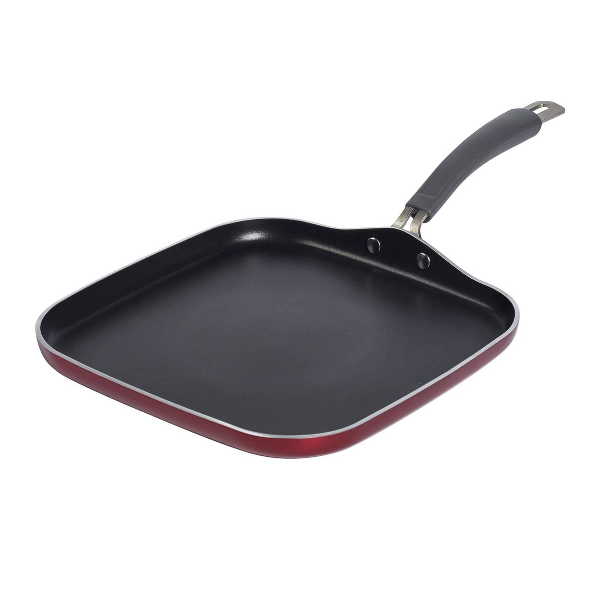 Epicurious 12-In. Square Griddle - Red