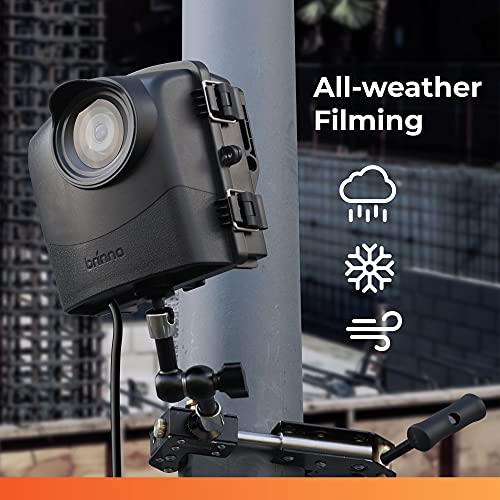 Brinno BCC2000 Plus Construction Camera Bundle - Includes: Full HD TLC2000 Time Lapse Camera, 32-ft Extender for Laptop/Tablet, Clamp Mount & Waterproof Case - 1 Year Battery - 2 Pack