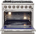 Capriasca - Titanium Professional 36 Freestanding Gas Range