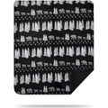 Denali Home Bear Throw Blanket, Black - Black