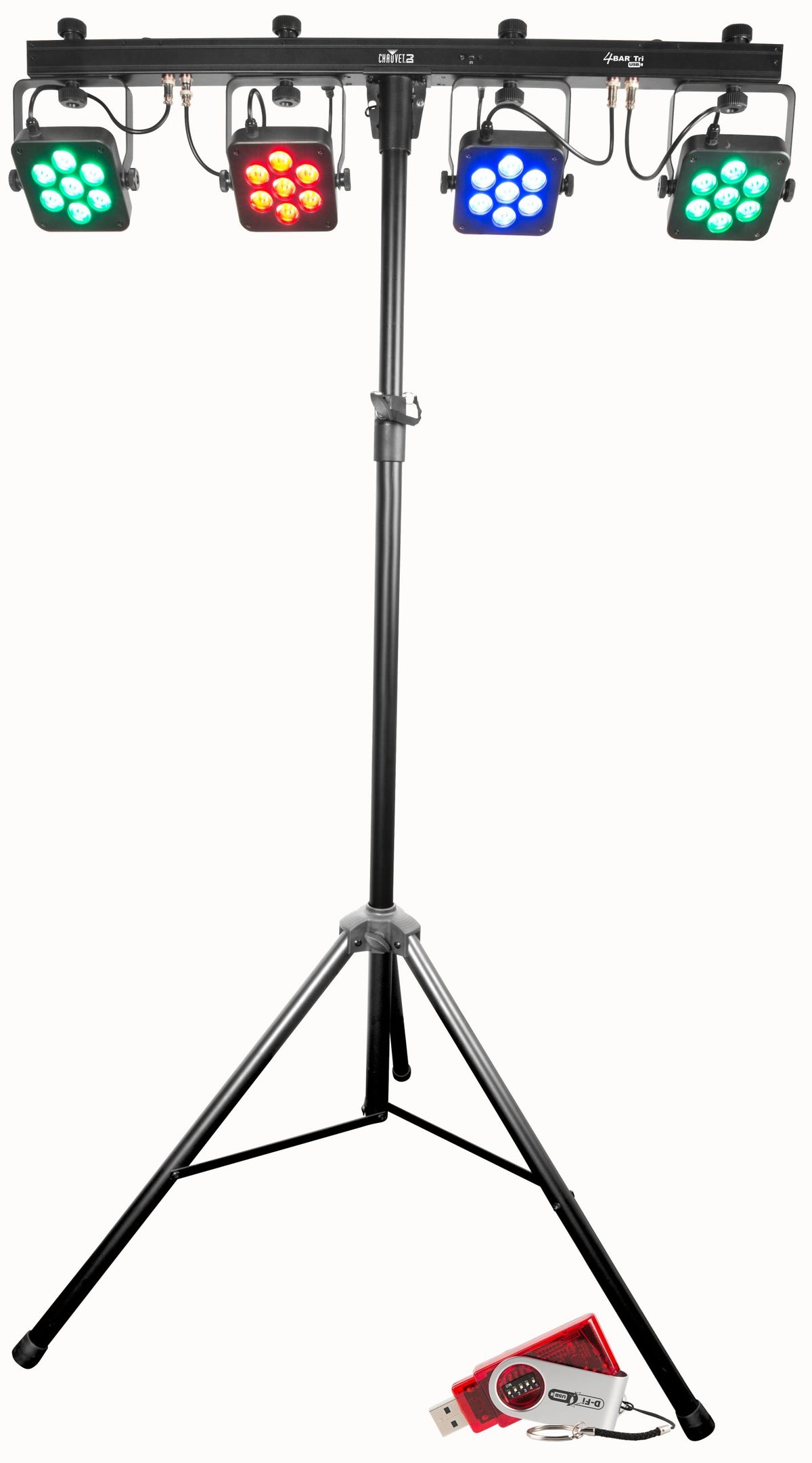 Chauvet DJ 4Bar Tri USB - LED Wash Light System