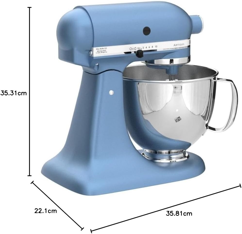 KitchenAid Artisan Series 5 Quart Tilt Head Stand Mixer with Pouring Shield KSM150PS, Cast Iron
