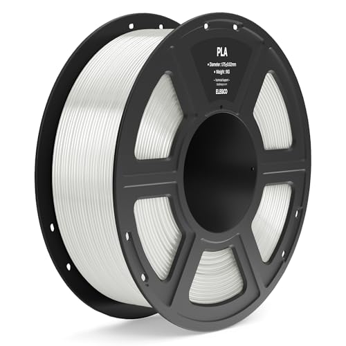 ELEGOO PLA Filament 1.75mm Bundle 4KG, 3D Printer Filament Dimensional Accuracy +/- 0.02mm, 4pcs 1kg Spool(2.2lbs) Fit Most FDM 3D Printers (Black, White, Dark Blue, True Red)