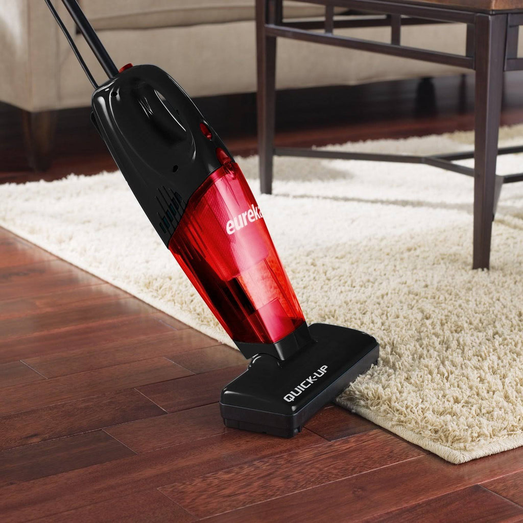 Eureka Quick Up 169H 2-in-1 Stick Vacuum - Bagless - Black/radiant Red
