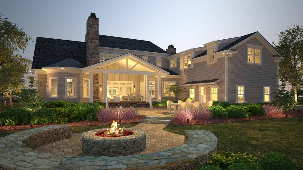 Lithonia Lighting Olfl 14 PE DDB M4 25-Watt Dark Bronze Integrated LED Outdoor Flood Light
