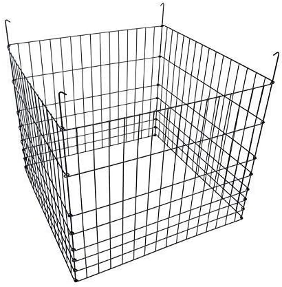 MTB Garden Wire Compost Bin 30x30x24 inches, Green, Garden Bed Fencing