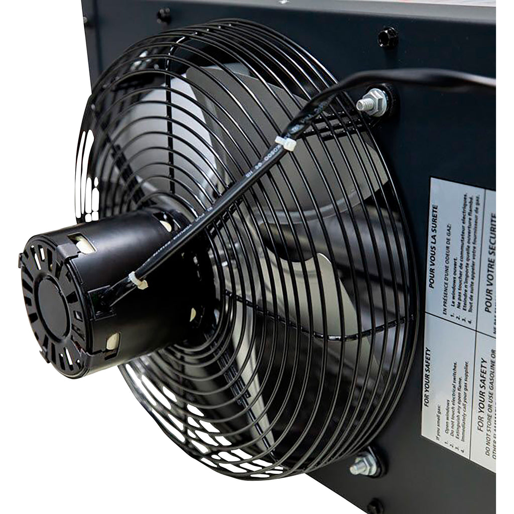 Overhead Natural Gas Garage Heaters Mr. Heater Big Maxx Natural Gas Garage/Workshop Unit Heater, 50,000 BTU, LP Conversion Kit