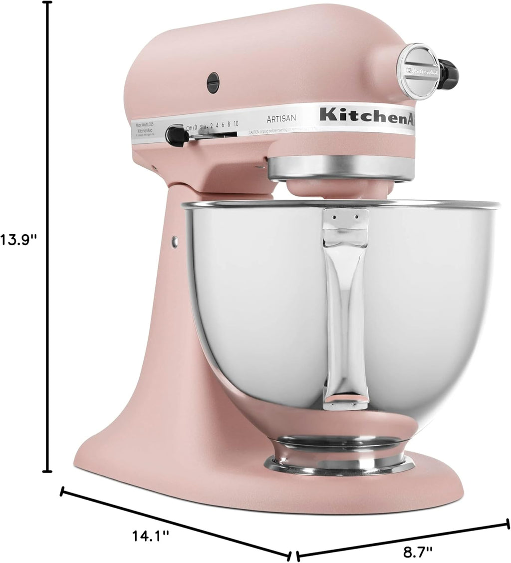 KitchenAid Artisan Series 5 Quart Tilt Head Stand Mixer with Pouring Shield KSM150PS, Cast Iron