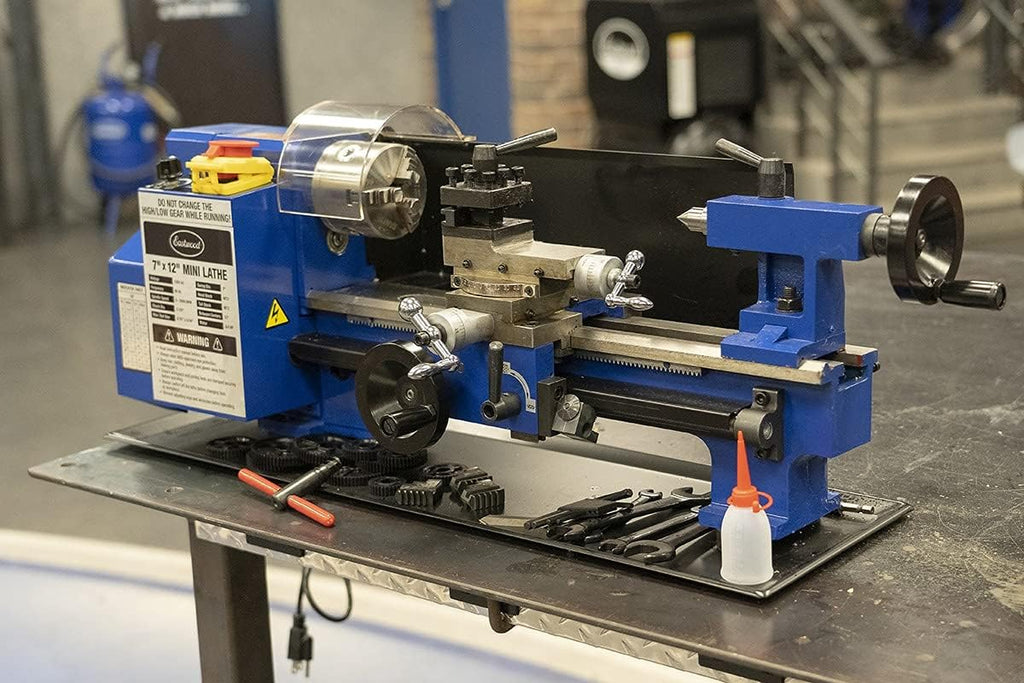Eastwood Benchtop Mini Metal Variable Speed Lathe 7 x 12 Drilling Machine