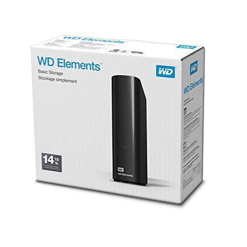 WD 14 TB Elements Desktop External Hard Drive - USB 3.0