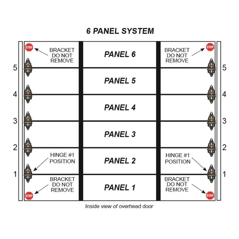 Green Hinge System 5766951 Steel Commercial Garage Door Hinge for 6