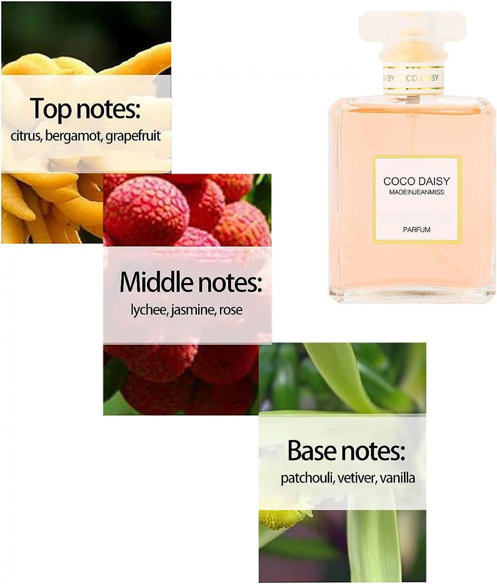 Gespout Eau De Toilette Spray For Women,Perfume Women Floral Aroma Fragrance for women,Women's Perfume Spray with Long-lasting Fragrance