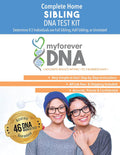My Forever DNA - Sibling DNA Test KIT Includes All Lab Fees & Shipping to Lab 46 (Genetic) DNA Marker Test Accurate & Confidential