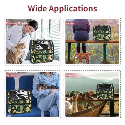Halloween Pet Carrier Airline Approved Pet Carrier Bag Dog Carrier for Small Medium Cats Dogs Puppies Kitten