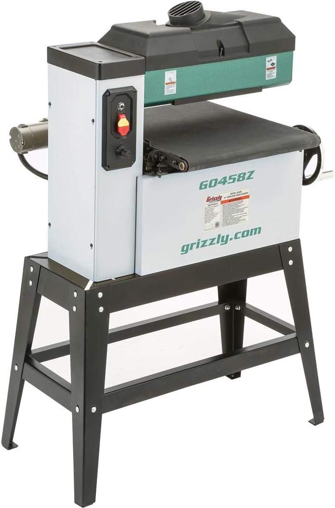 Grizzly Industrial G0458Z - 18 1-1/2 HP Open-End Drum Sander w/VS Feed