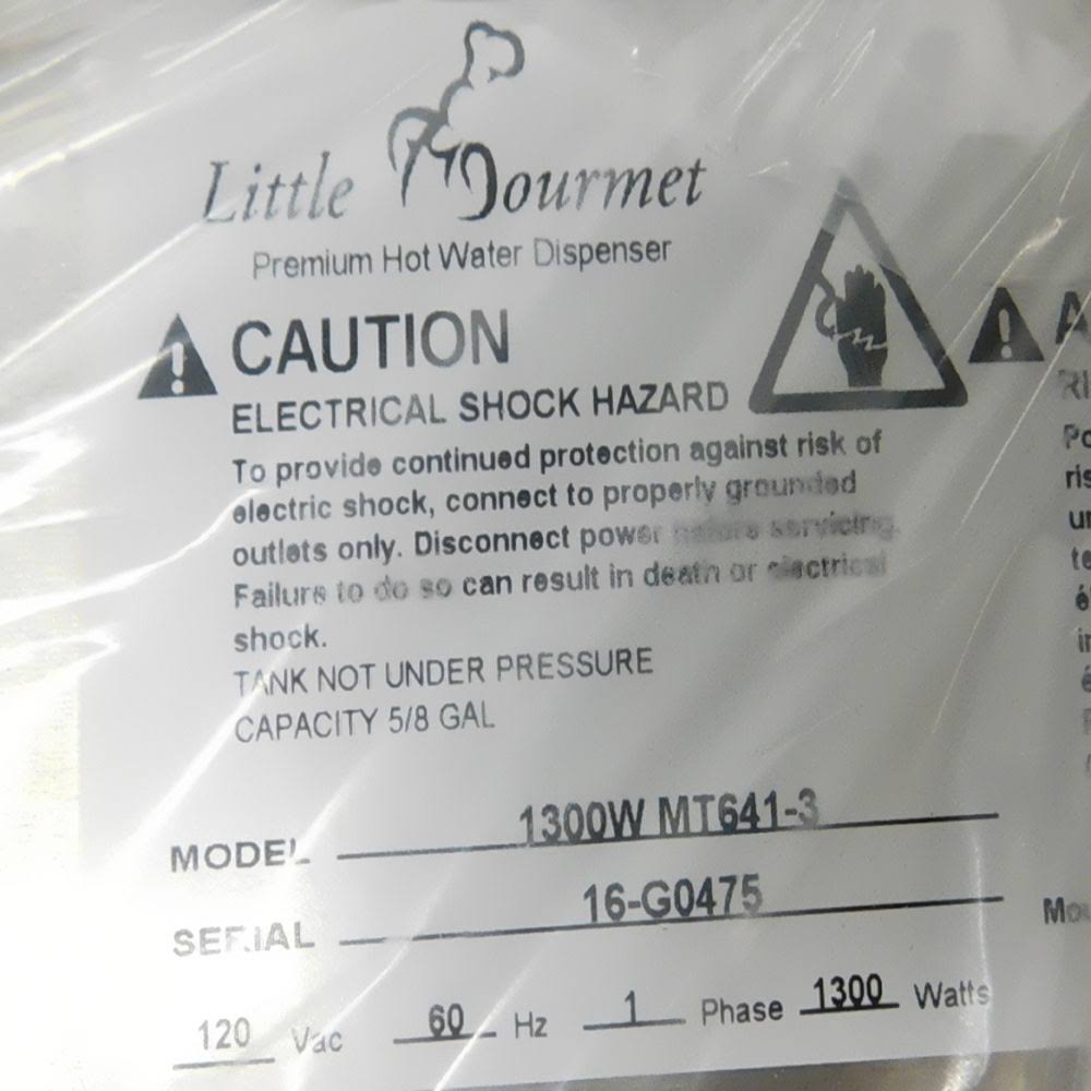 Mountain Plumbing MT641-3 Little Gourmet Premium Hot Water Tank
