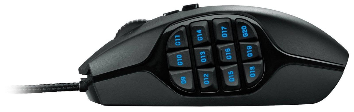 Logitech G600 MMO Gaming Mouse, RGB Backlit, 20 Programmable Buttons