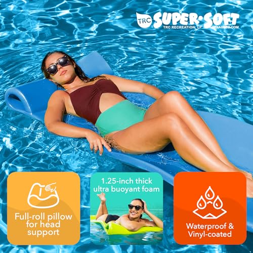 TRC Recreation Foam Swimming Pool Float, Floating Water Lounger, Splash 1.25??
