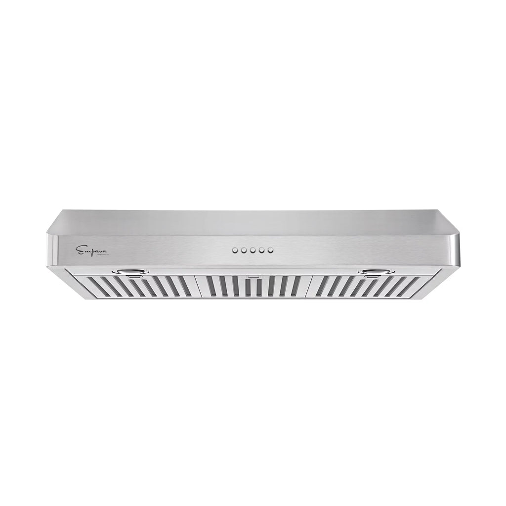 2 Piece Kitchen Appliances Packages Including Portable 2 Heating Elments Induction Cooktop and 30 Under Cabinet Range Hood