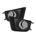 2012-2015 Toyota Tacoma Spyder LED Fog Lights Clear 5075154