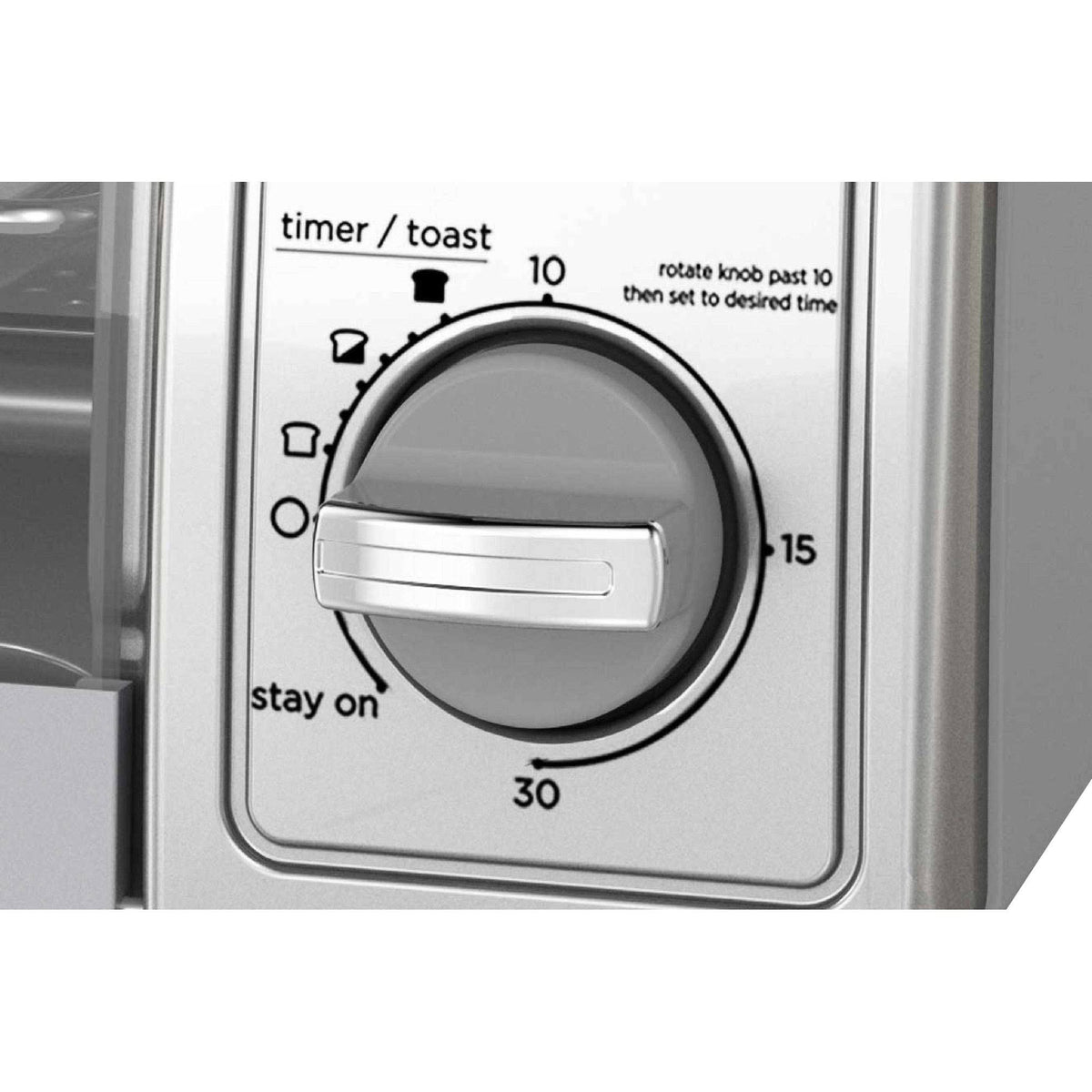 4-Slice Stainless Steel Toaster Oven Black + Decker, Silver