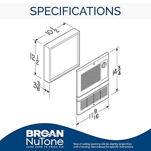 Broan 9815WH High-Capacity Wall Heater