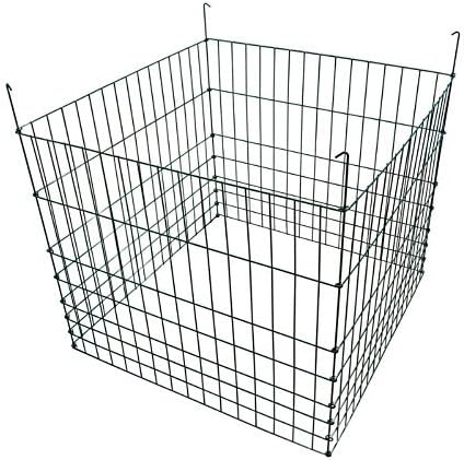 MTB Garden Wire Compost Bin 30x30x24 inches, Green, Garden Bed Fencing