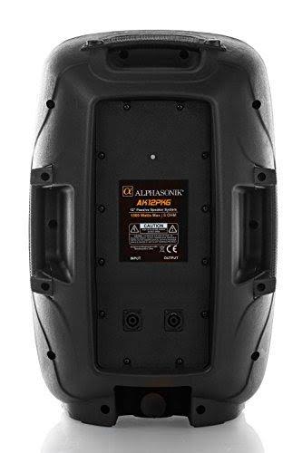 Pair Alphasonik All-in-One 12x22 Powered 1500W Pro DJ Amplified Loud Speakers with Bluetooth USB SD Card Aux MP3 FM Radio PA Sys
