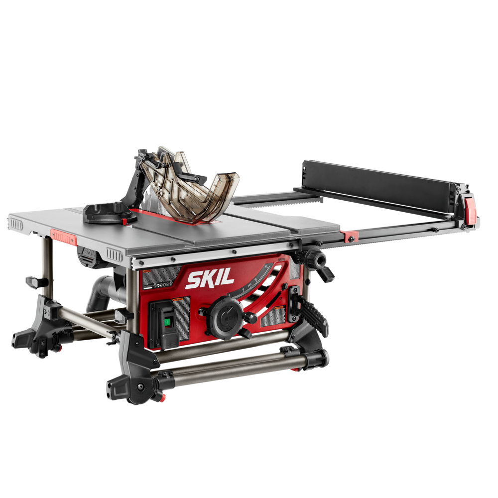 SKIL Jobsite Table Saw with Integrated Foldable Stand?? 10?? 15 Amp?? 25-1/2?? Rip Capacity