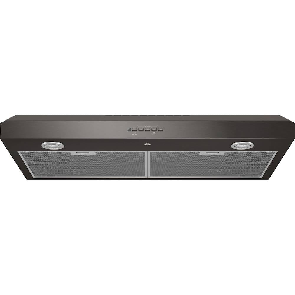 GE - 36 Convertible Range Hood - Black stainless steel