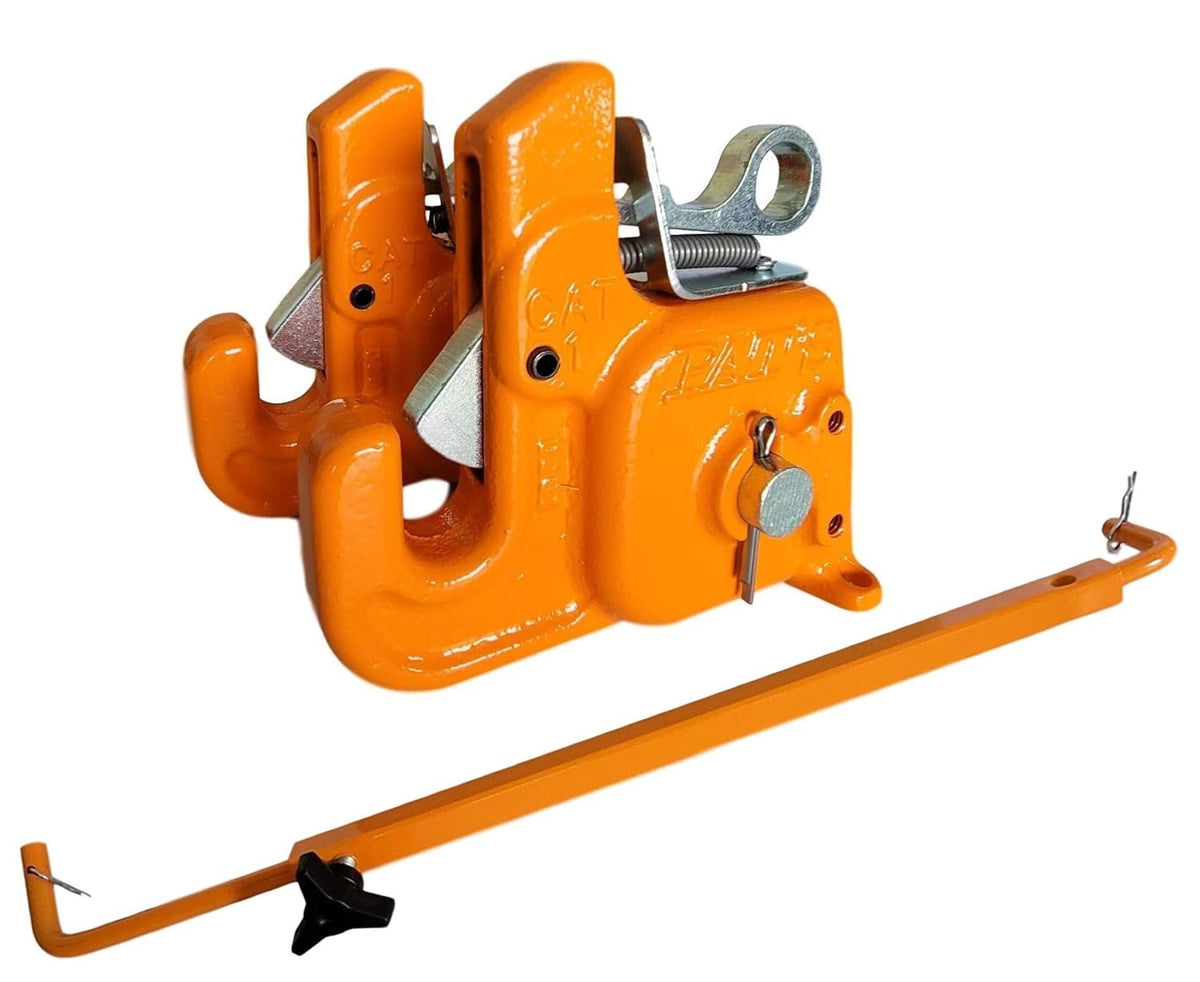 Pat's Easy Change with Stabilizer Bar - Best Quick Hitch System On The Market ?C Flexible, Durable and Affordable (RED CAT #1)
