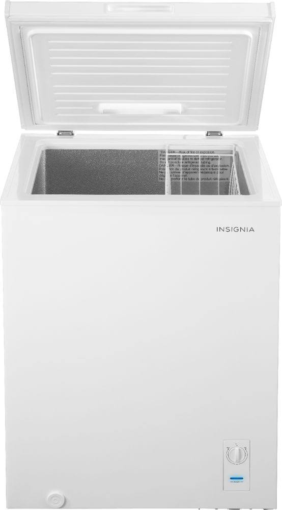 Insignia - 5.0 Cu. ft. Chest Freezer - White