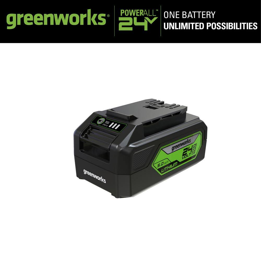 Greenworks 2949602AZ Lithium Ion Battery, 24 Volt