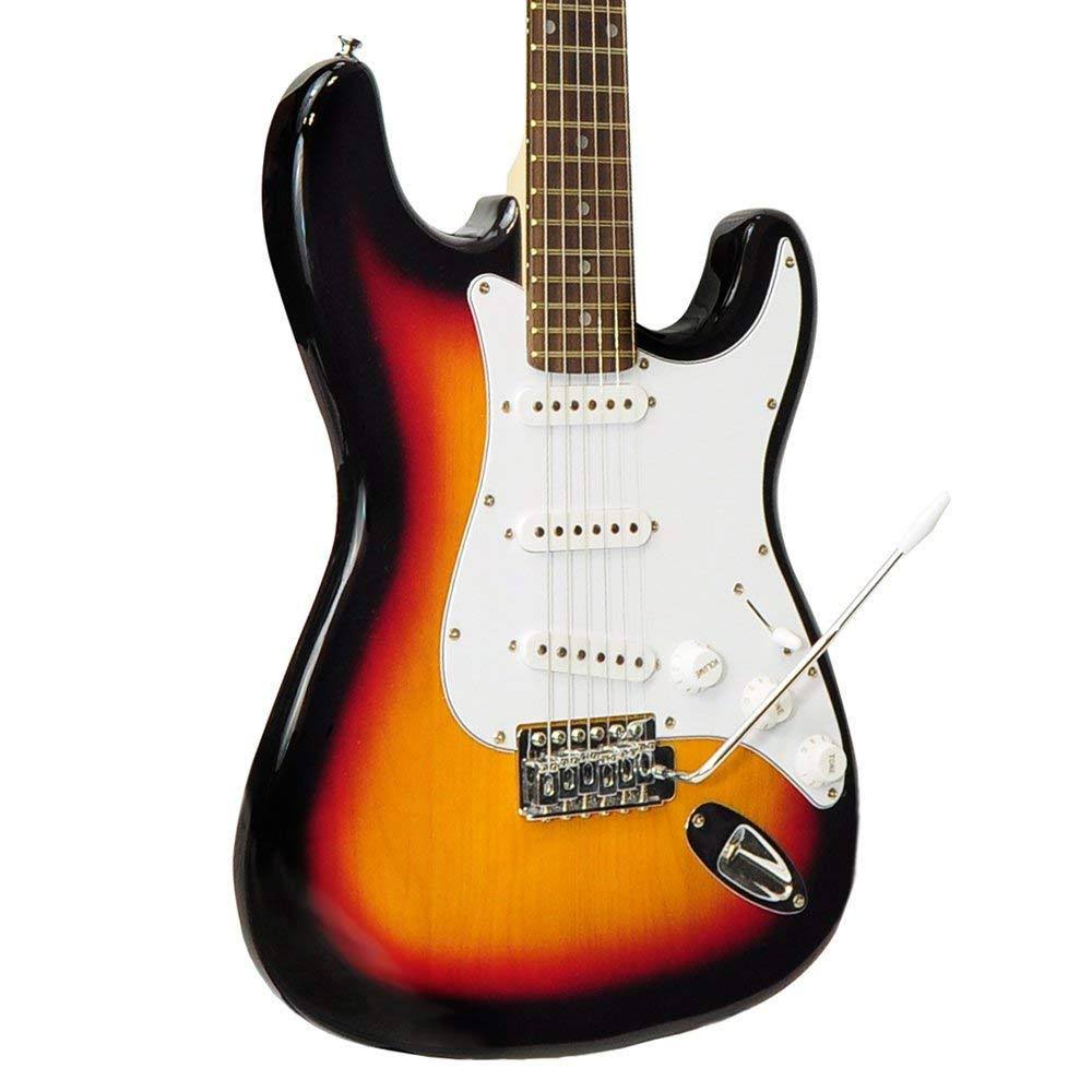 Pyle 97077080M Beginner Electric Guitar Package - Sun Burst