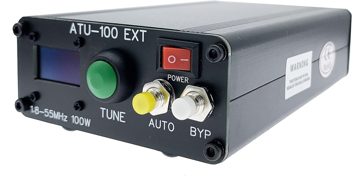 Malahit Antenna Tuner ATU-100 EXT 1.8-50MHz atu100 by N7DDC 7x7 0.96 Inch OLED 3.2 Firmware Programmed with Housing Assembled Machine with USB Cable??No Battery??
