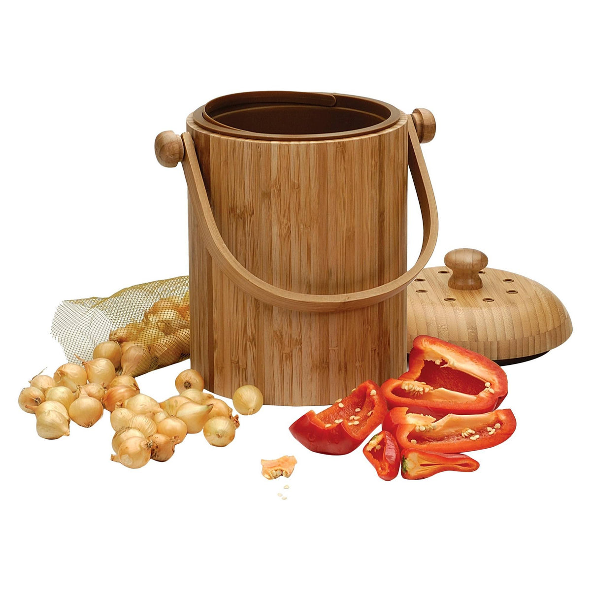Rsvp Bamboo Compost Pail