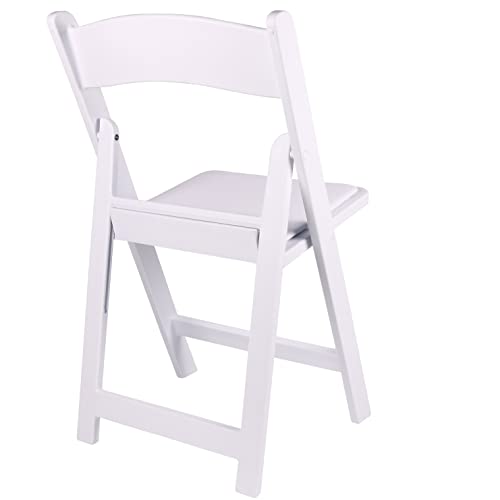 BTEXPERT Set of 4, Resin Folding Chair Vinyl Padded Seat Indoor Outdoor Lightweight Set for Home Event Party Picnic Kitchen Dining Church School Weddings