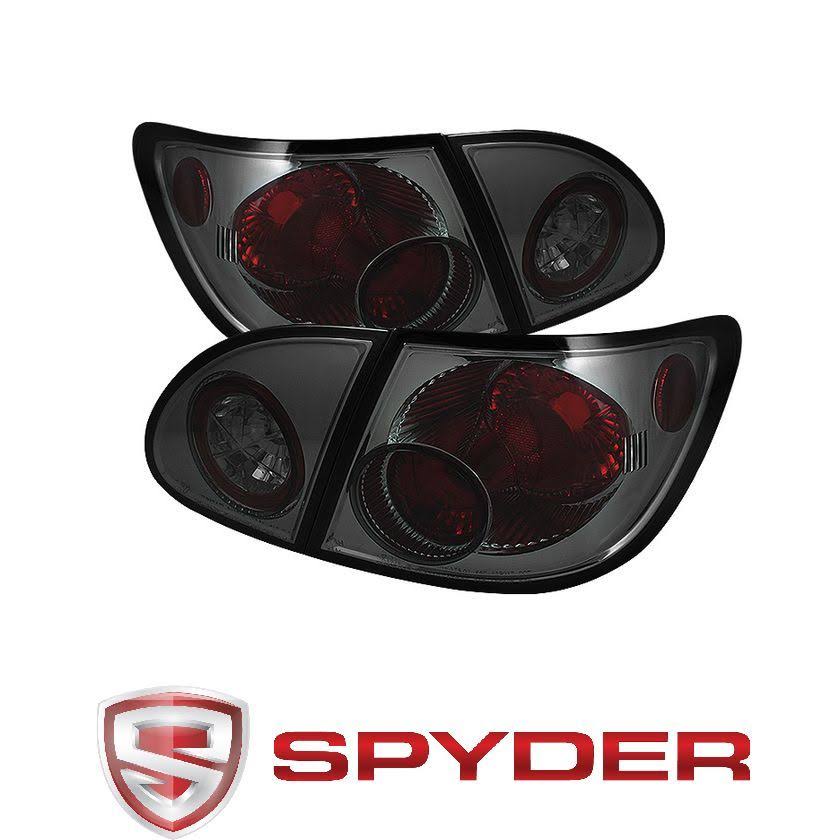( Spyder ) Toyota Corolla 03-08 Euro Style Tail Lights - Smoke 5033673