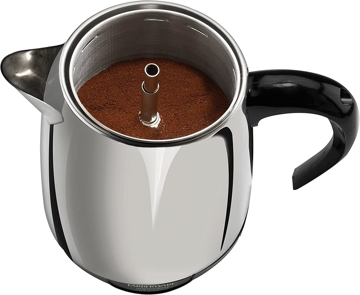 Farberware 2-4-Cup Percolator, Stainless Steel, FCP240