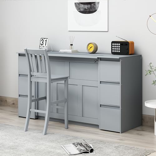 Twin Size Murphy Beds with Charging Station and Storage Drawers, Wood Cabinet Bed Frame, Wall Bed with Outlet & USB Ports for Home Office Studio, White