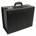Amerileather Black Leather Pilot Case
