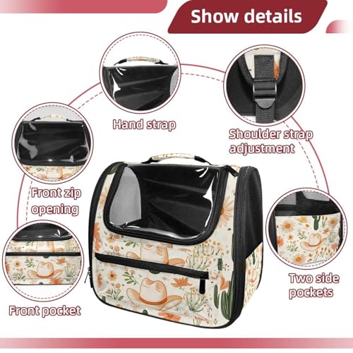 Halloween Pet Carrier Airline Approved Pet Carrier Bag Dog Carrier for Small Medium Cats Dogs Puppies Kitten