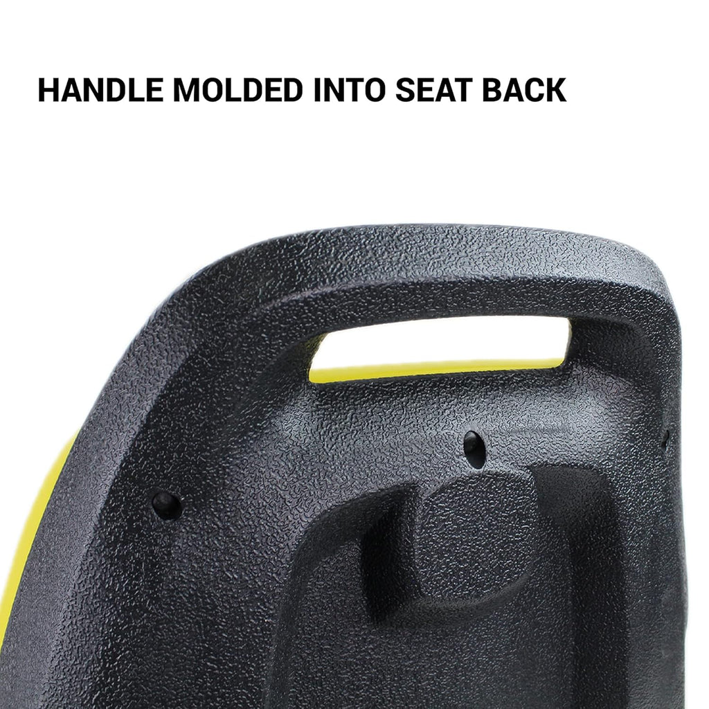 E-AUC11188 Deluxe Yellow Seat for John Deere Lawn Tractors X360, X340, X324, X320, X300R, X304, X300, X305R, X310, X330, X350, X350R, X354, X384, X380, X370, X394, X390, X580, X570+