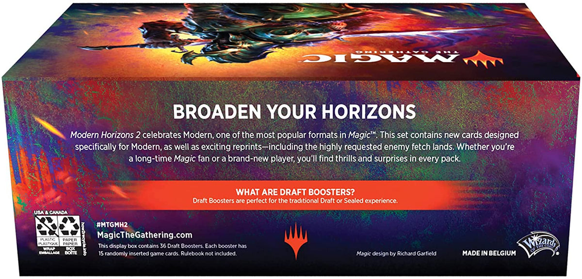 Magic: The Gathering Modern Horizons 2 Draft Booster Box | 36 Packs (540 Magic Cards)